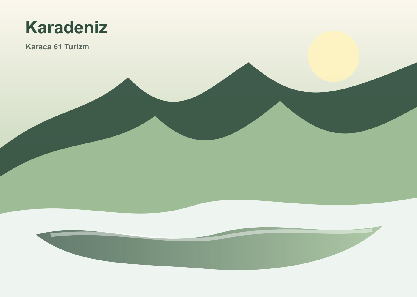 Karadeniz doğa rotası
